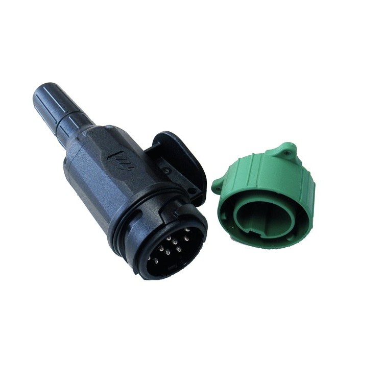 1 - 13-poliger CBE R408-Stecker für Wohnwagen, Wohnwagen, Anhänger