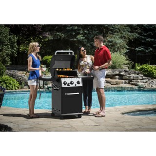 2 - Barbecue à gaz Broil King Monarch Line 340 avec brûleur latéral