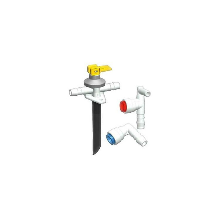 1 - Truma Boiler-Wasseranschluss-Set mit flexiblem Schlauch KIT ABO TB