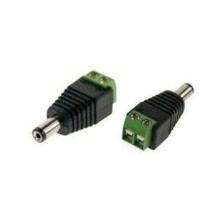 1 - Adattatore Connettore da Morsetto a Jack per Strisce LED 3528 5050