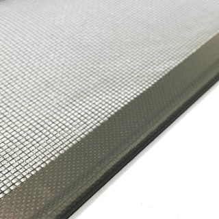 1 - Mosquitera Gris de Repuesto para Persiana con Bordes NRF 200x70 CM