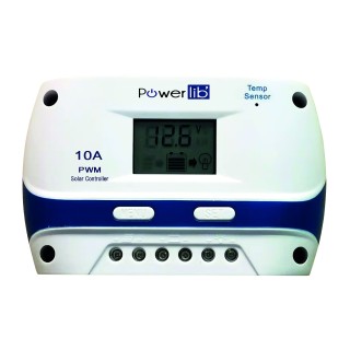 1 - 10A PWM-Laderegler mit USB und Display für Wohnmobilkabine