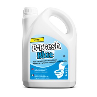 1 - B-FRESH Azul 2 Litros Líquido Higiênico Químico Desintegrante para Barco Camper