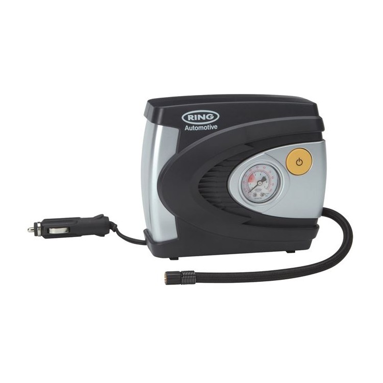 1 - Draagbare luchtcompressor 12V camper fiets auto ballonring RAC610