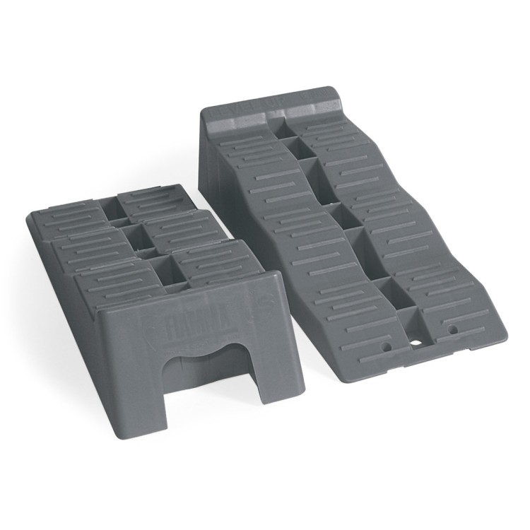 1 - Cunhas de nivelamento Camper Cunhas Fiamma Level UP cinza