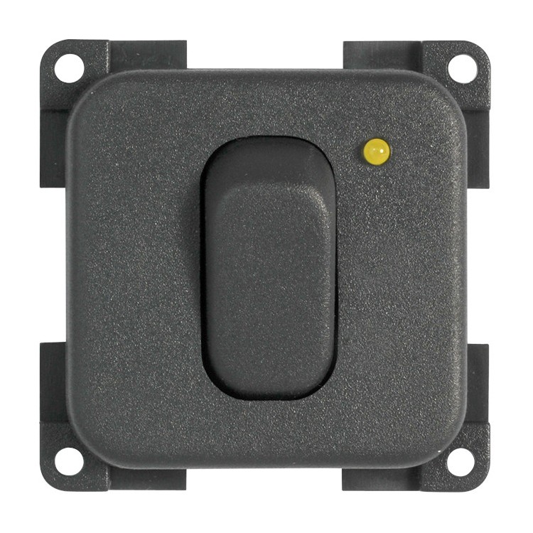1 - Interrupteur unipolaire 12 V avec LED CBE MC12N pour camping-car