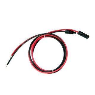 1 - KIT Solar Cable Pair Red Black 4 mm 3 M Compatible with MC4 Photovoltaic