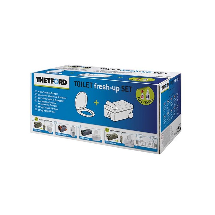 1 - KIT Fresh UP pour toilettes C200, réservoir de rechange pour camping-car