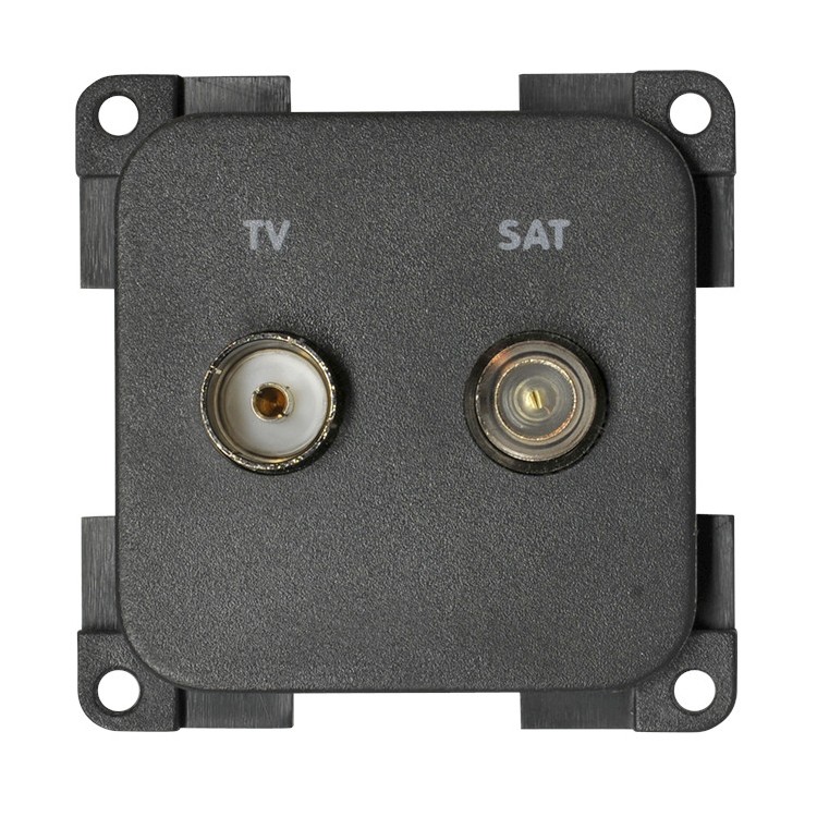 1 - Eingebautes TV- und Satellitensteckdosenmodul CBE MPTVS Camper Boat