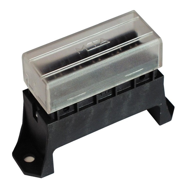 1 - Porte-fusible 6 voies avec couvercle CBE R446 Camper Boat Tuning