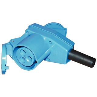 1 - CEE 230V Flying Blue Socket + Schuko CBE R523 for Camper Caravan