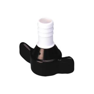 1 - Rechte 1/2 braam nylon fitting voor drinkwater in campers