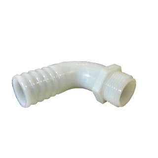 1 - Connecteur de tuyau incurvé fileté 3/4" pour réservoir de camping-car de 25 mm