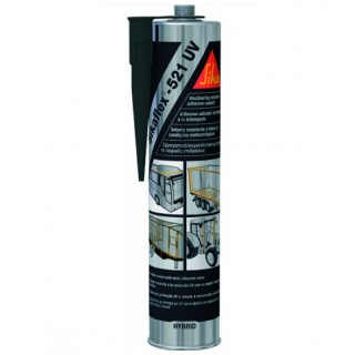 1 - SikaFlex 521 UV-Polyurethan-Klebstoff, Weiß, 300 ml, Camper