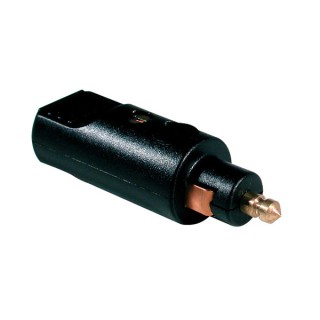 1 - Petite prise D12 CBE R412 12V à câbler avec bornier pour camping-car, bateau, moto