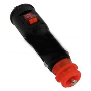 1 - 12V Universal Cigarette Lighter Plug with Switch for Car Camper