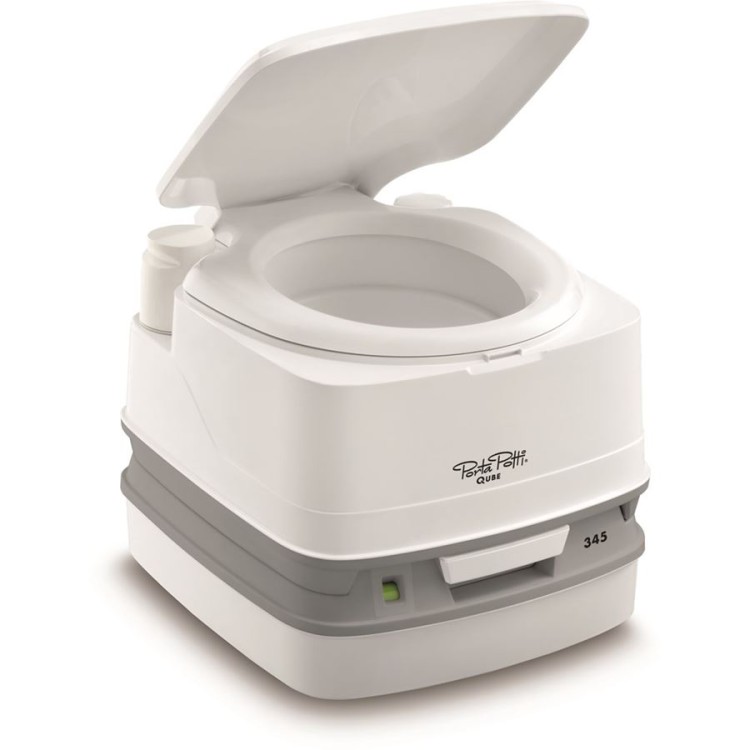 1 - PortaPotti Qube 345 Portable Chemical Toilet ThetFord for Camper Boat