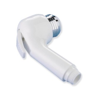 1 - Douchette à main avec bouton levier pour camping-car couleur crème modèle LUX 1/2"