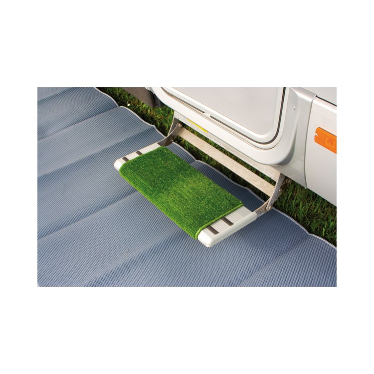 1 - Clean Step Fiamma Paillasson en moquette verte pour camping-car