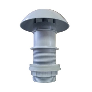 1 - Cheminée pour réchaud de camping-car avec joint de trou de borne de 60 mm