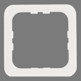 1 - Hellgrauer CBE MAC1P/GC-Rahmen für CBE Camper-Steckdosen und -Bedienelemente