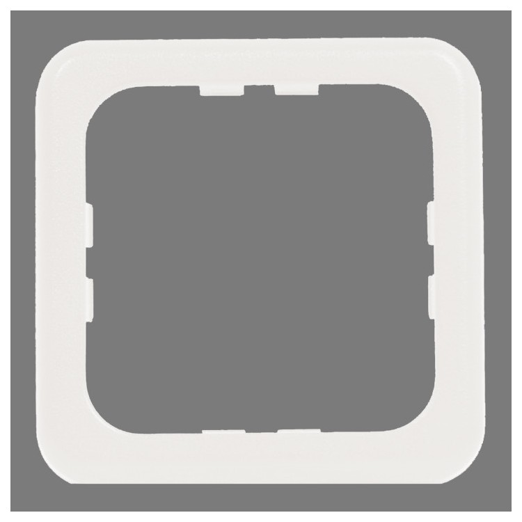 1 - Cadre CBE MAC1P/GC gris clair pour prises et commandes CBE Camper