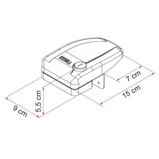 2 - Fiamma Safe Door Frame 3 Serrure de porte de casier de garage de sécurité pour camping-car