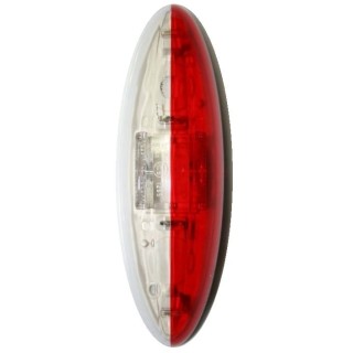 1 - Feu de gabarit blanc rouge pour camping-car caravane camion