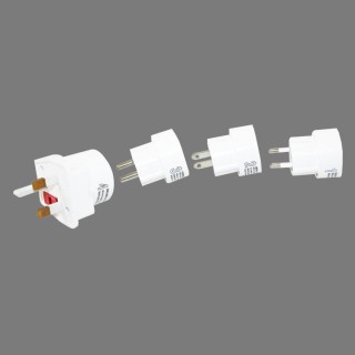 1 - Haba Adaptateur mondial pour appareils électroniques et chargeurs