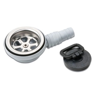 1 - Camper 90 Drain d'évier de cuisine x 20 Tuyau de 25 mm avec bouchon