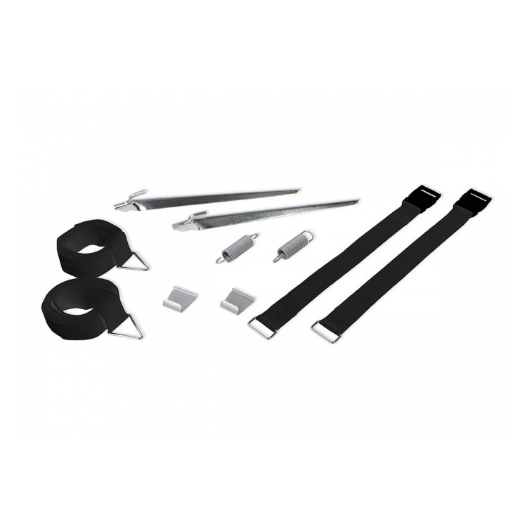 1 - Fiamma Tie Down S Bandes d'ancrage pour auvent Noir Camper Veranda