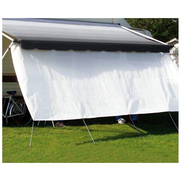 1 - Voorwand voor camperluifel 3 meter geperforeerd privacy zonnescherm veranda