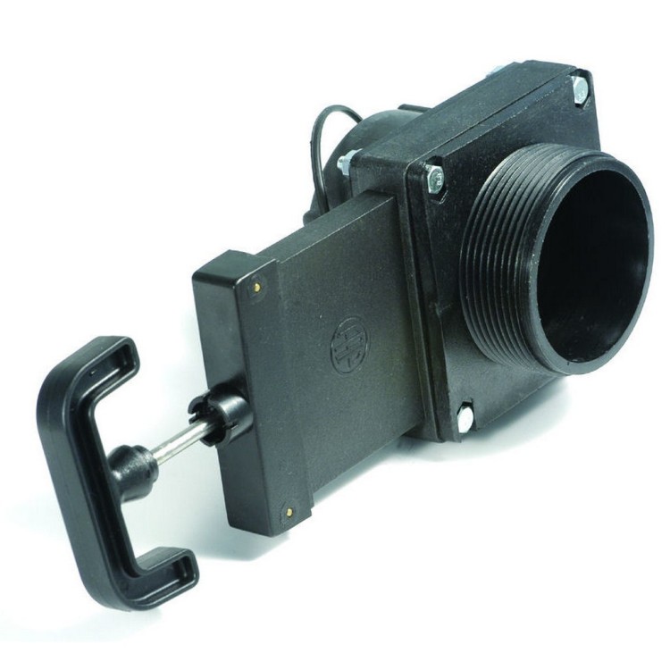 1 - 3" männliches FAP-Ablassventil für Camper-Tank, grau