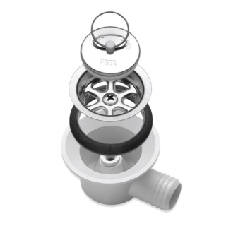 1 - Siphon de vidange coudé Ø 25 mm Camping-car Caravane