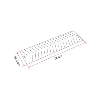 2 - Fiamma Grip System Piastra Antisprofondamento Camper Furgone Van 97901-055