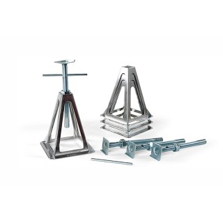 1 - Crics Fiamma Alu Crics pour le stationnement des camping-cars, caravanes et fourgons