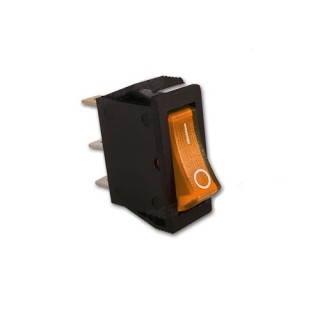 1 - Interrupteur lumineux orange 220 V pour camping-car et réfrigérateur
