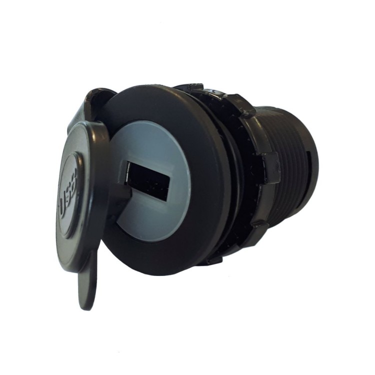 1 - Prise USB universelle à montage encastré 12V/24V, pour camping-car, bateau, voiture