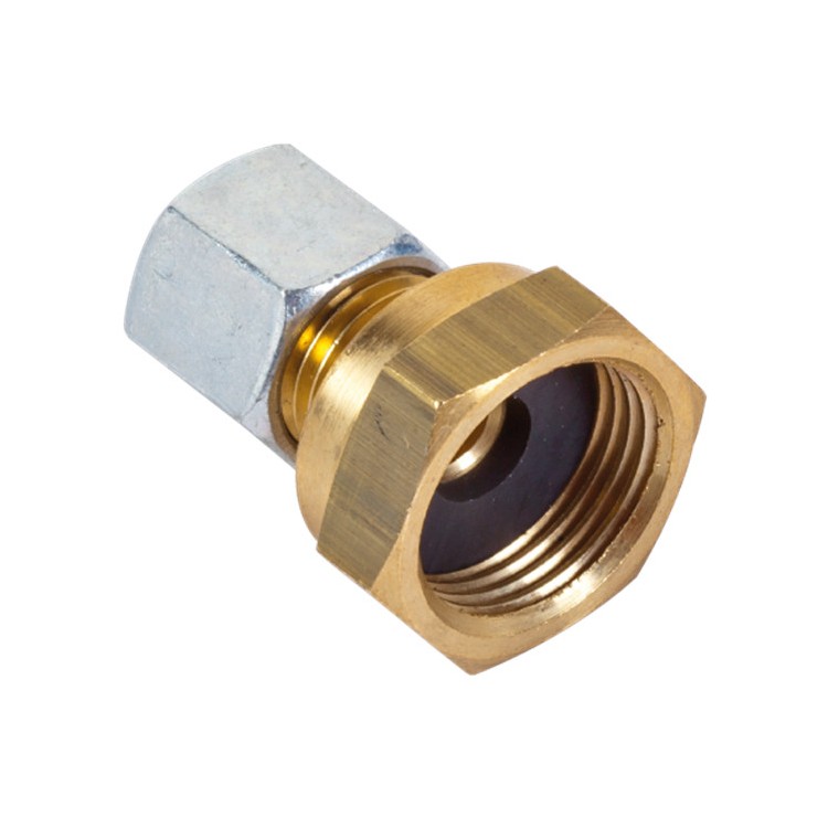 1 - Bicone fitting voor starre GAS P91 buizen diameter 8 mm camper caravan