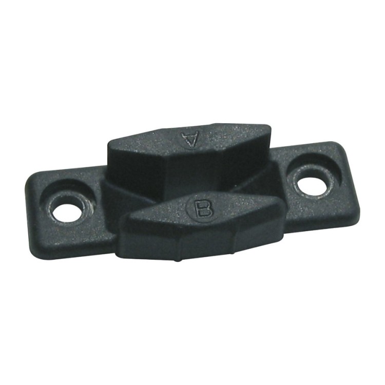 1 - PolyPlastic handgreepstop voor camperramen