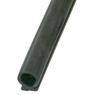 1 - Schwarze Innentür- und Lukendichtung, 1 Meter, 8 mm