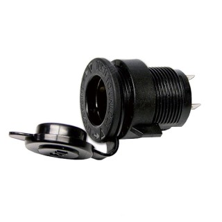 1 - Prise allume-cigare 12V avec capuchon intégré pour camping-car et bateau