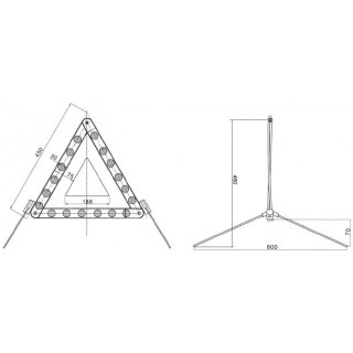 2 - Approved Reflective Emergency Warning Triangle