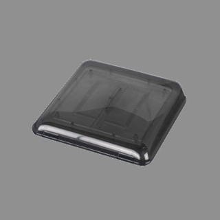 1 - Vervangend deksel voor Obl 40x40 Fiamma Vent TurboVent Crystal Dome