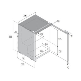 3 - Vitrifrigo C50i 50 Liter Wohnmobil-Kompressionskühlschrank