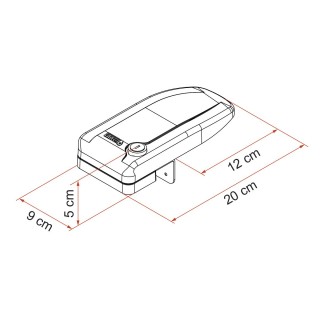2 - Fiamma Safe Door Magnum Frame Fermeture de sécurité pour casier de porte de camping-car