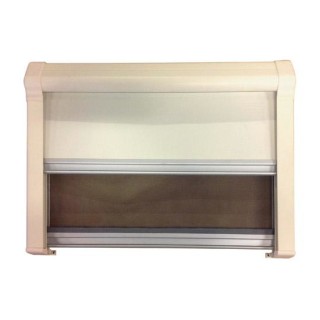 1 - KIT Stores Intérieurs avec Moustiquaire NRF 1300 X 650 Europe Ivoire