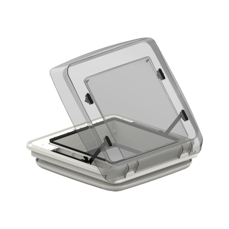 1 - Obl Vent F PRO Fiamma Crystal avec moustiquaire occultante pour camping-car caravane
