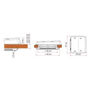 4 - Obl Vent F PRO Fiamma Crystal avec moustiquaire occultante pour camping-car caravane