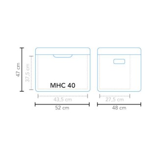 7 - Réfrigérateur portable thermoélectrique Mestic MHC-40, compresseur de camping-car 12V 220V